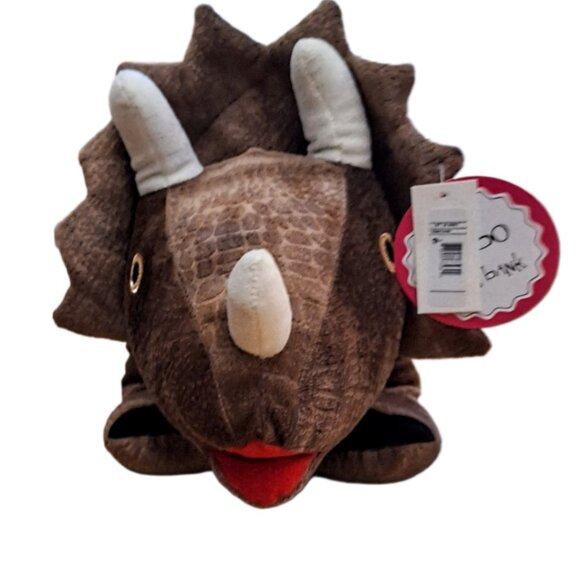 Large 17" Triceratops Plush Bank NWT - Picture 2 of 7